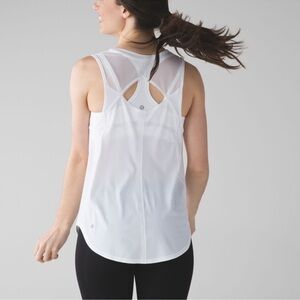 Lululemon Sculpt Tank White Size 4‎ Like New